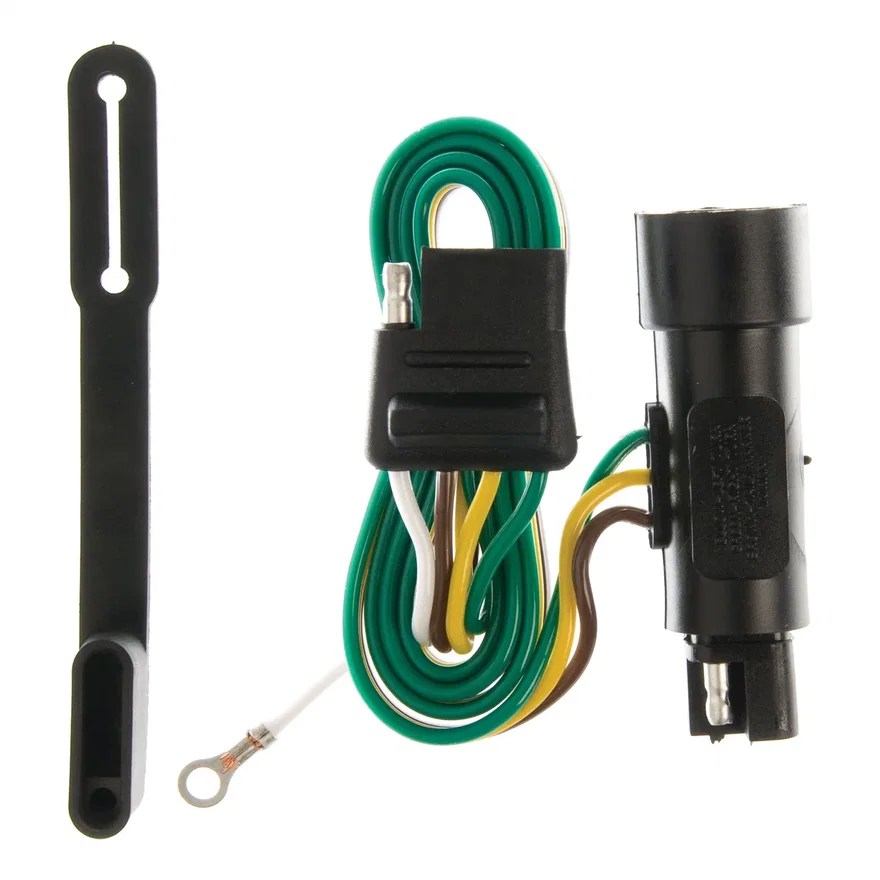 Custom Wiring Harness; 4-Way Flat Output; Select Ford F-150; F-250; F-350
