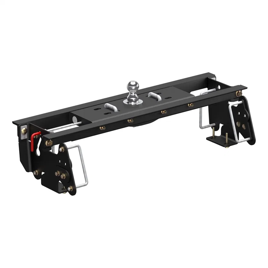Double Lock EZr Gooseneck Hitch Kit with Brackets; Select Dodge; Ram 2500; 3500