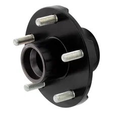 Idler Hub with Races/Wheel Studs; 3;500-lb. Axles; 5 on 5in. Bolt Pattern; 1/2in image 2