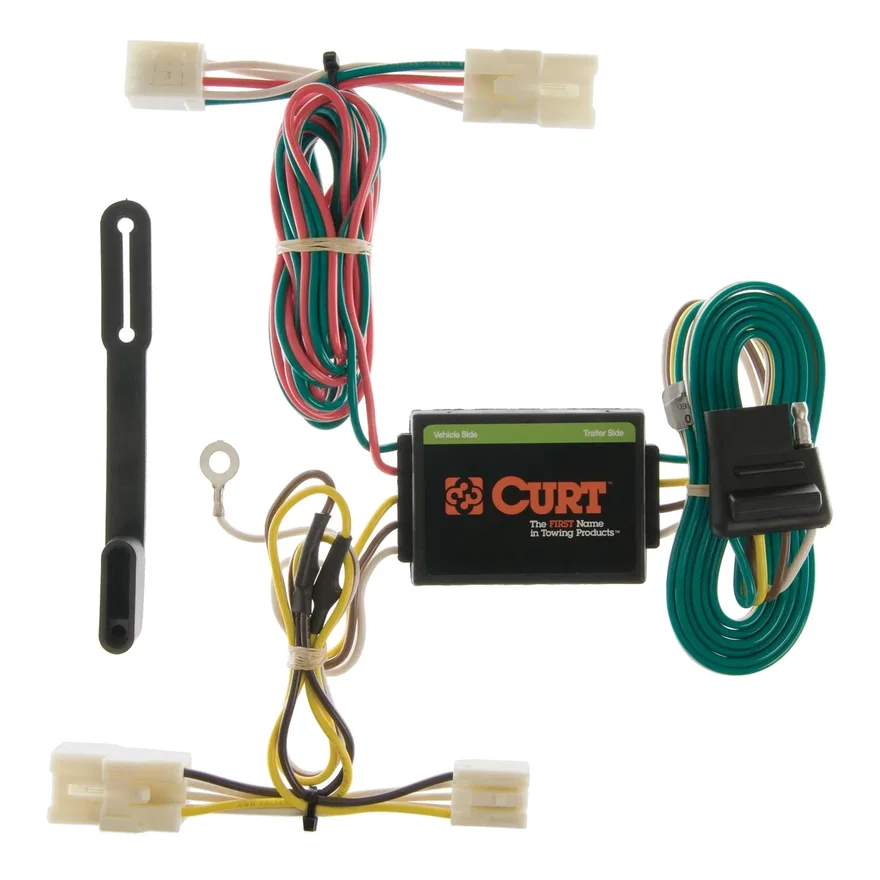 Custom Wiring; 4-Flat; Select Hyundai Santa Fe SUV; Elantra Touring; Kia Rio5