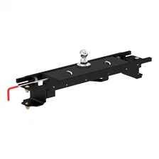 Double Lock Gooseneck Hitch Kit with Brackets; Select Toyota Tundra; 6.5ft. Bed image 1
