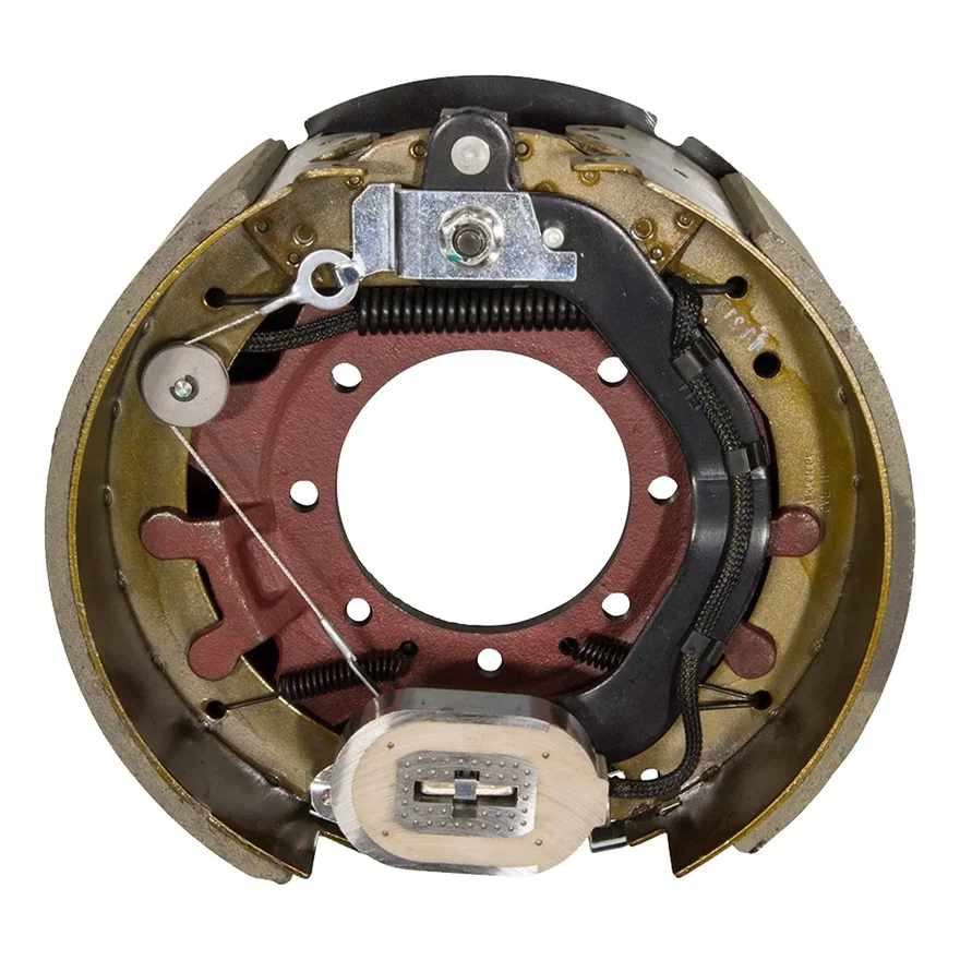 Forward Self-Adjusting Trailer Brakes Assembly; 12-1/4in. x 5in.; 7 Bolt; Left