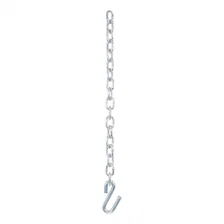 27in. Safety Chain with 1 S-Hook (7;000 lbs; Clear Zinc) image 2