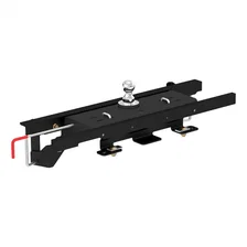 Double Lock Gooseneck Hitch Kit with Brackets; Select Ram 1500; Air Suspension image 1