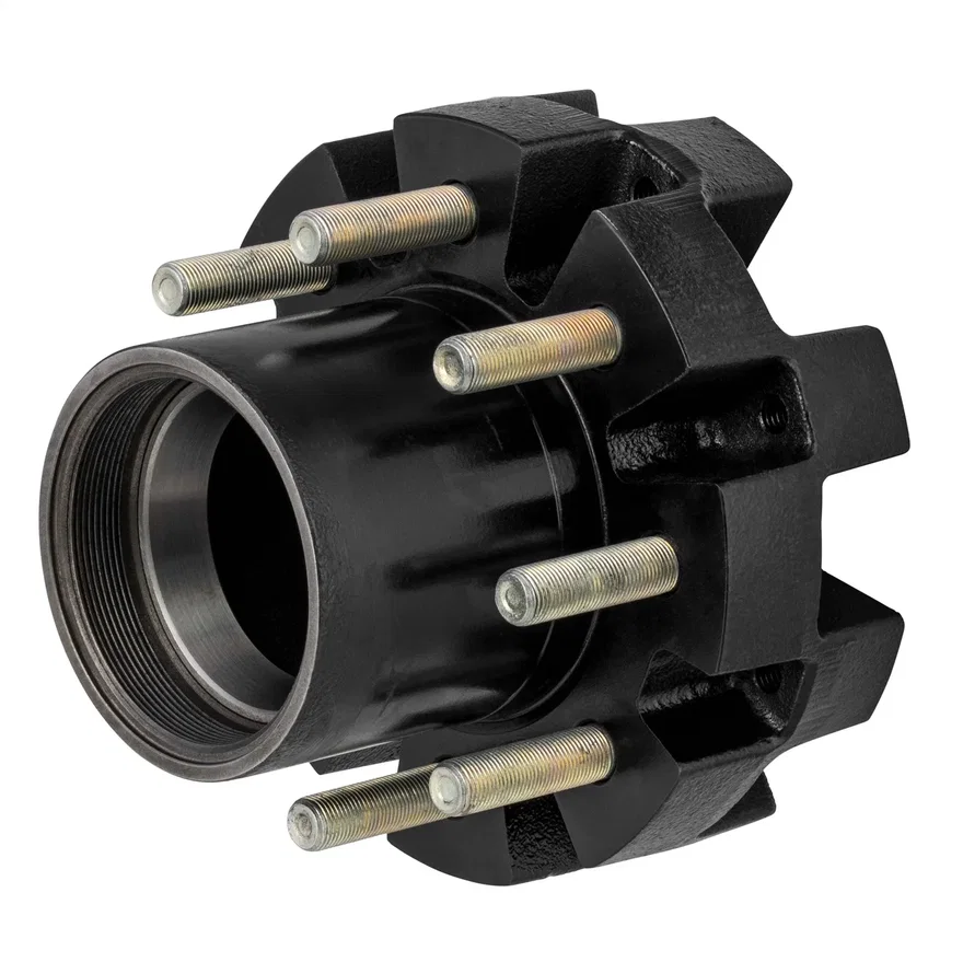 Threaded Idler Hub-12;000-lb. 8 on 6-1/2in.; 16-17-1/2in. Wheels; 5/8in. Studs;