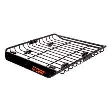 44in. x 35in. Black Steel Roof Rack Cargo Carrier image 1