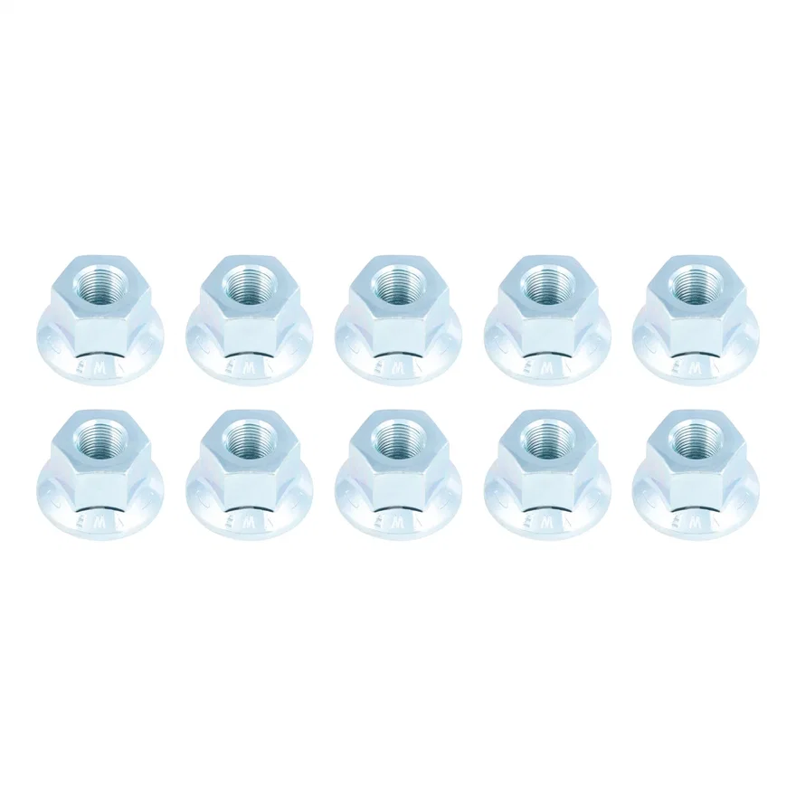 Trailer Axle Hex Flange Lug Nut; 5/8in.-18 Thread Size; 10 Pack