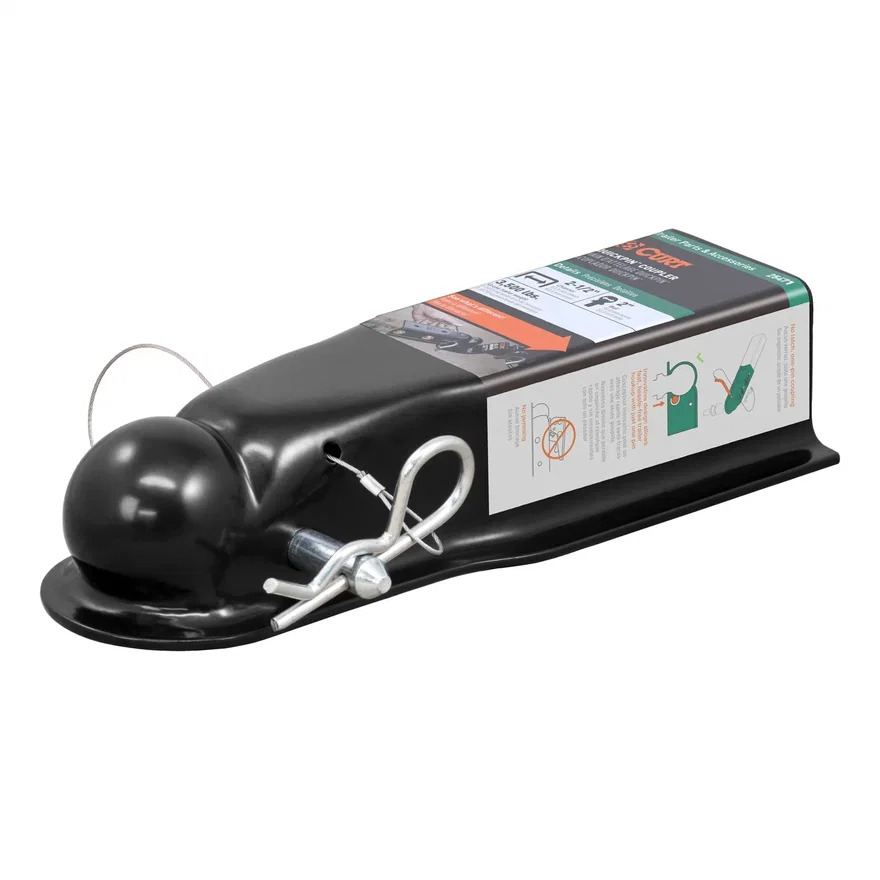 QuickPin No-Latch 2in. Trailer Coupler (2-1/2in. Channel; 3;500 lbs)