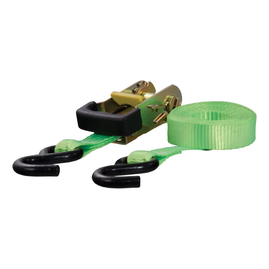 16ft. Lime Green Cargo Strap with S-Hooks (1;100 lbs.)