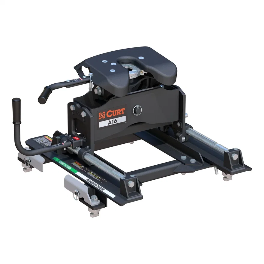 A16 Sliding 5th Wheel Hitch; 16K; Select Silverado; Sierra; 6.5ft. Bed Puck Syst