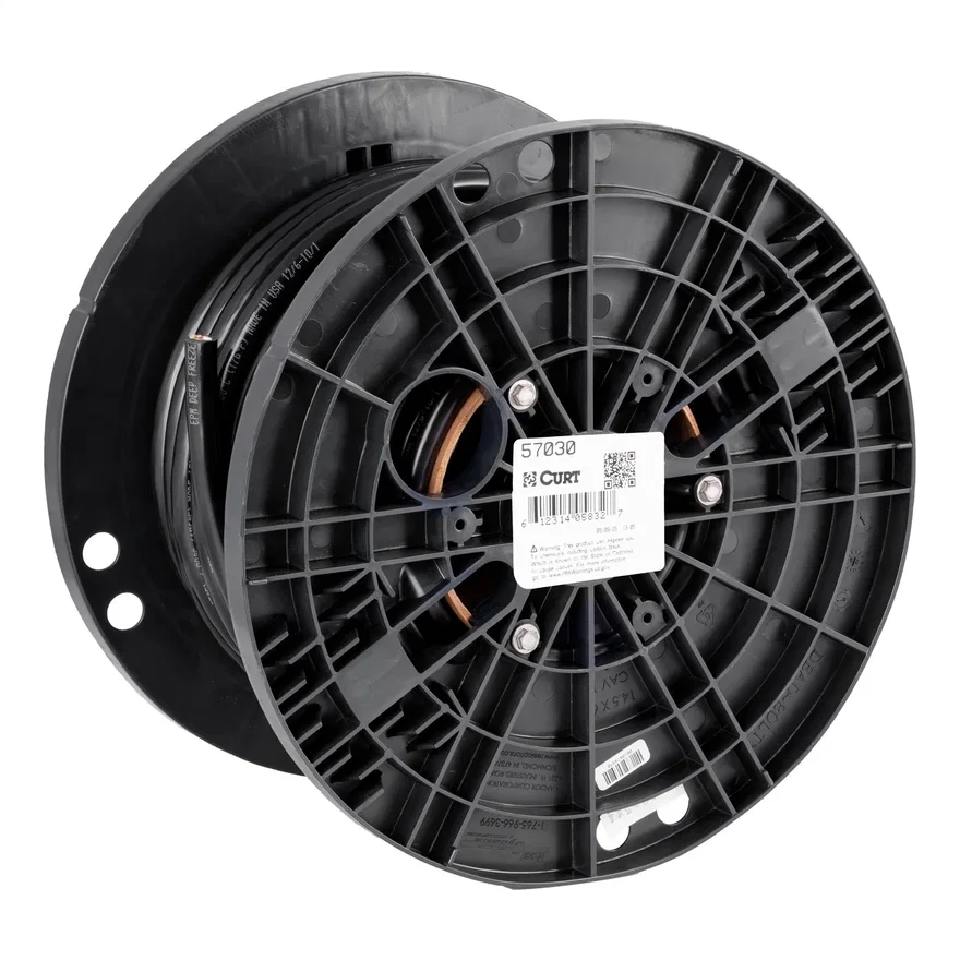 7-Wire Trailer Cable Wiring; 100ft. Spool