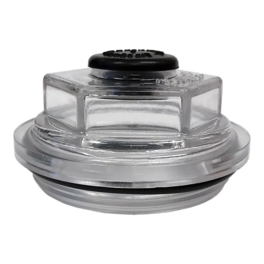 Trailer Axle Oil and Dust Cap-8;000 lbs. Clear