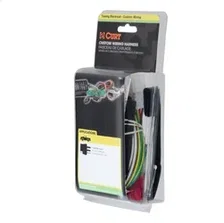 Custom 4-Flat; Select Hyundai Santa Fe; OEM Tow Package Required image 3