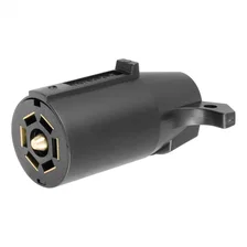 7-Way RV Blade Connector Plug (Trailer Side; Black Plastic; Packaged) image 2
