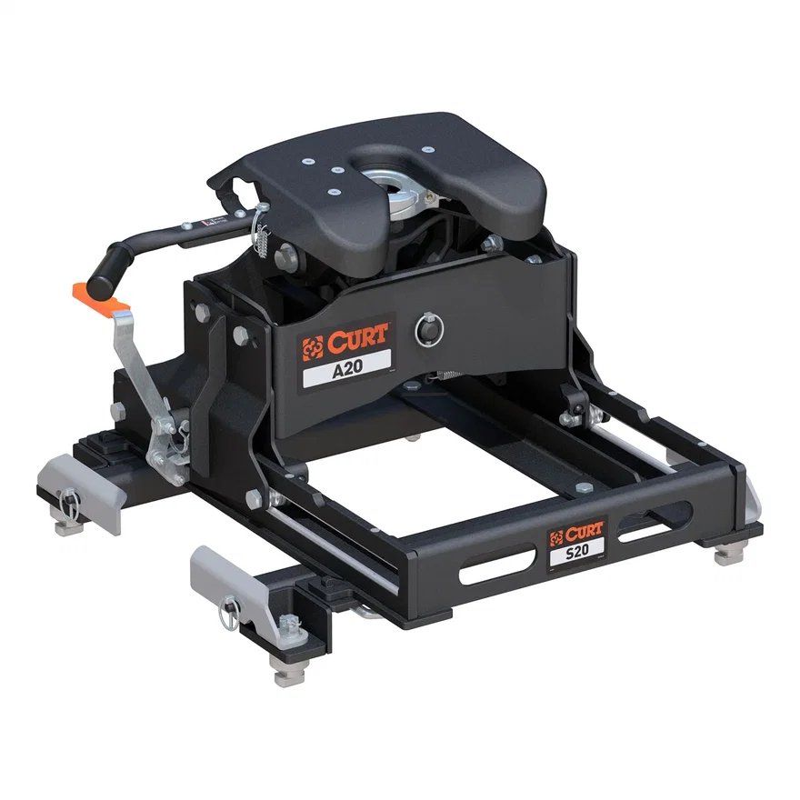 A20 Sliding 5th Wheel Hitch; 20K; Select Silverado; Sierra; 6.5ft. Bed Puck Syst