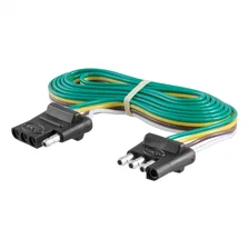 4-Way Flat Connector Plug/Socket with 72in. Wires (Packaged) image 2
