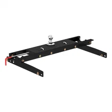 Double Lock Gooseneck Hitch Kit with Brackets; Select Dodge Ram 1500; 2500; 3500 image 1