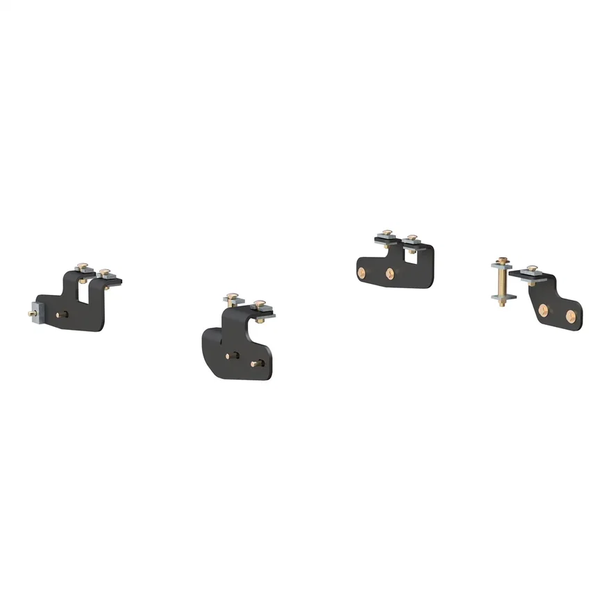 Custom 5th Wheel Brackets; Select Ram 2500 (Except with 5th Wheel Prep Package)