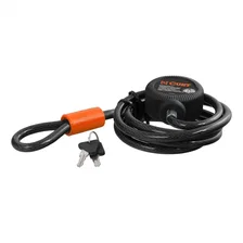 Multi-Use Cable Lock (6ft. x 3/8in. Cable; Vinyl-Coated Braided Steel) image 1