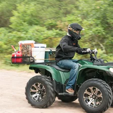 41in. x 26in. Black Steel Universal ATV Cargo Carrier image 3