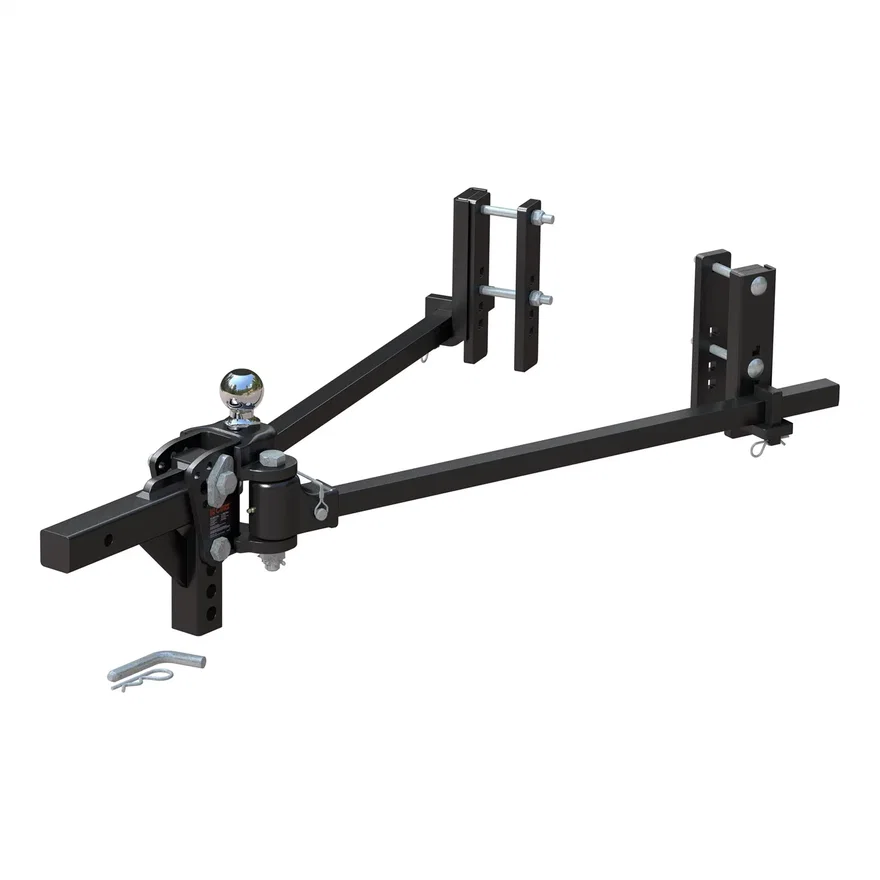 TruTrack 2P Trunnion Weight Distribution Hitch with 2x Sway Control; 8-12K