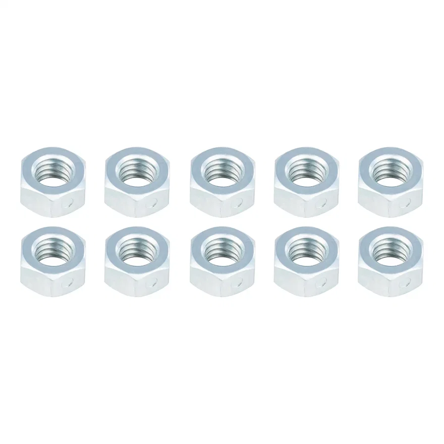 Trailer Suspension Hex Nut; 5/16in.-18 Thread Size; 10 Pack