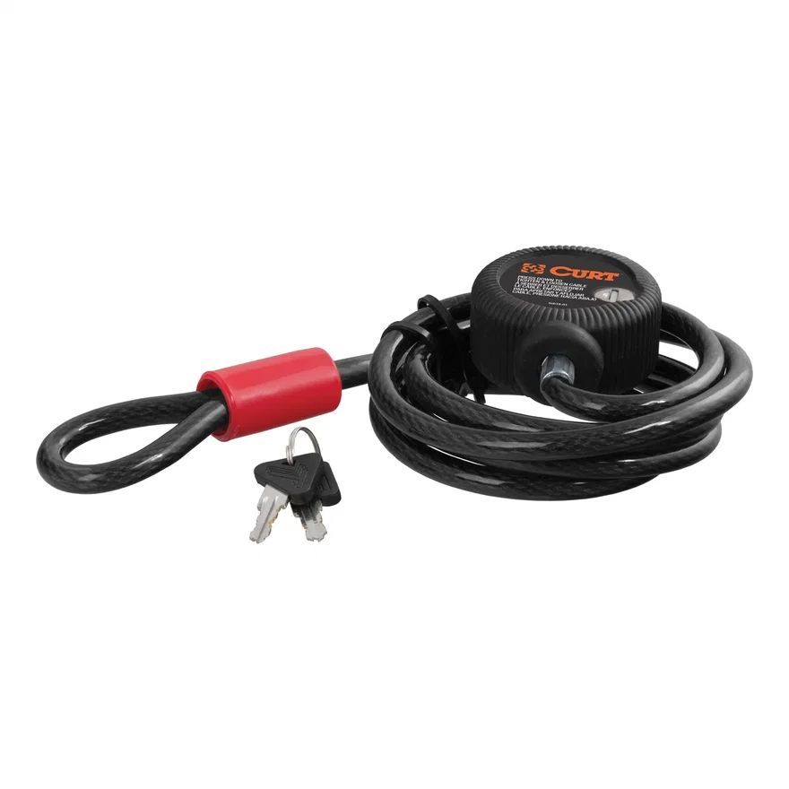 Multi-Use Cable Lock (6ft. x 3/8in. Cable; Vinyl-Coated Braided Steel)