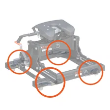 Replacement Handles for Puck System Adapter; Fits Select Silverado; Sierra image 2