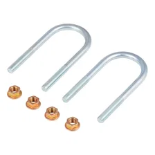 Trailer Axle U-Bolt/Nut Kit; 2;200-lb. Axles; 1-3/4in. Axle Tube; 3/8in.-24 Thre image 1