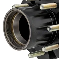 Standard Threaded Idler Hub Assembly w/Races/Wheel Studs; 12;000-lb. Axles image 5