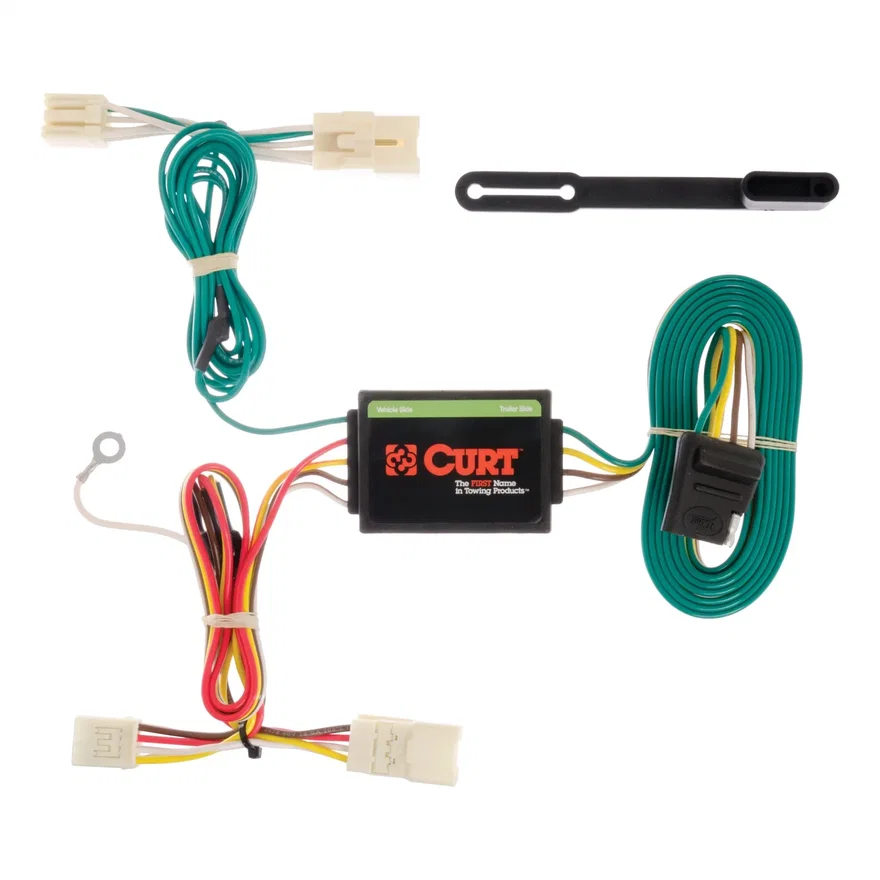 Custom Wiring Harness; 4-Way Flat Output; Select Kia Rio Sedan