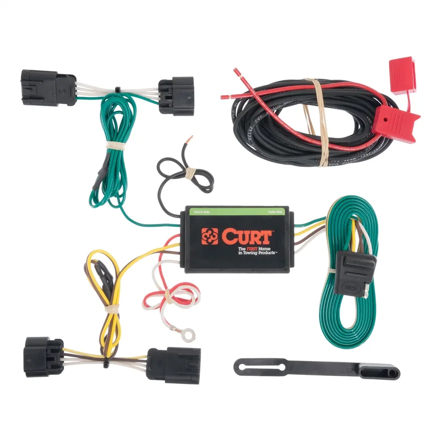 Custom Wiring Harness; 4-Way Flat Output; Select Dodge Dart