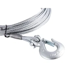 50ft. Winch Cable with Snap Hook (5;600 lbs.) image 2
