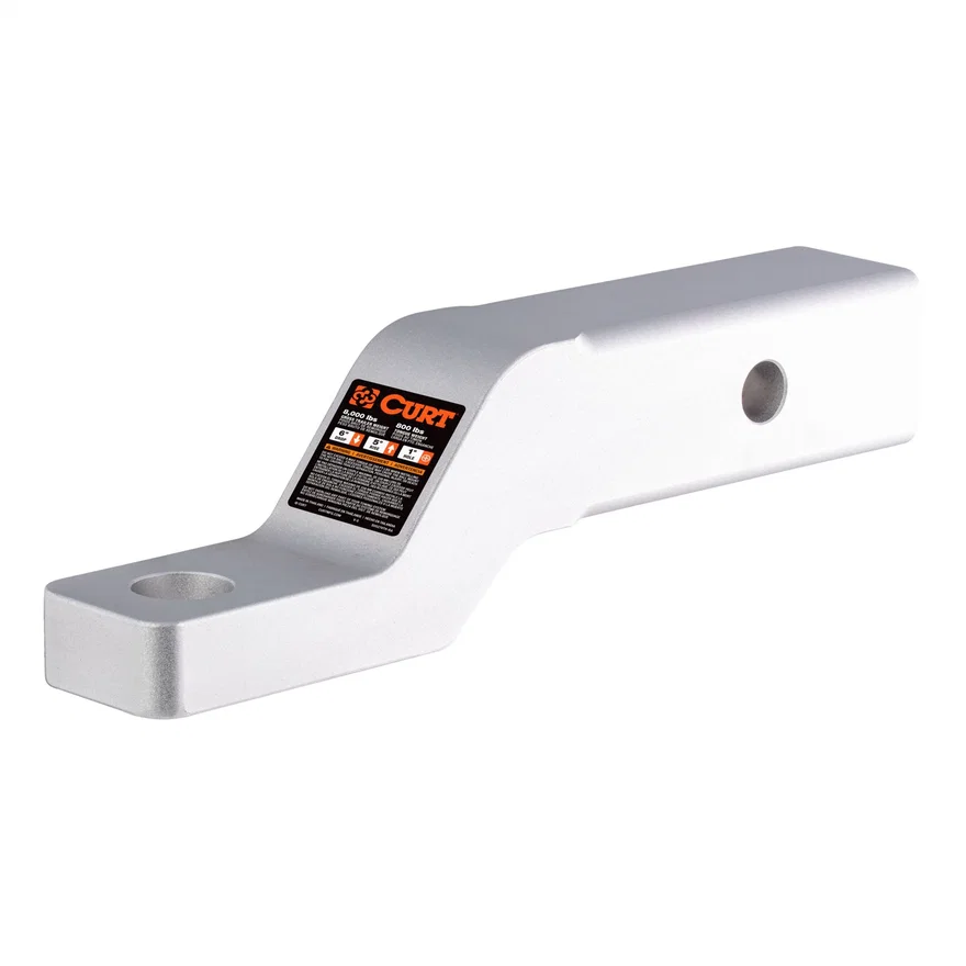Aluminum Ball Mount (2in. Shank; 8;000 lbs; 2in. Drop; 8-1/2in. Long)