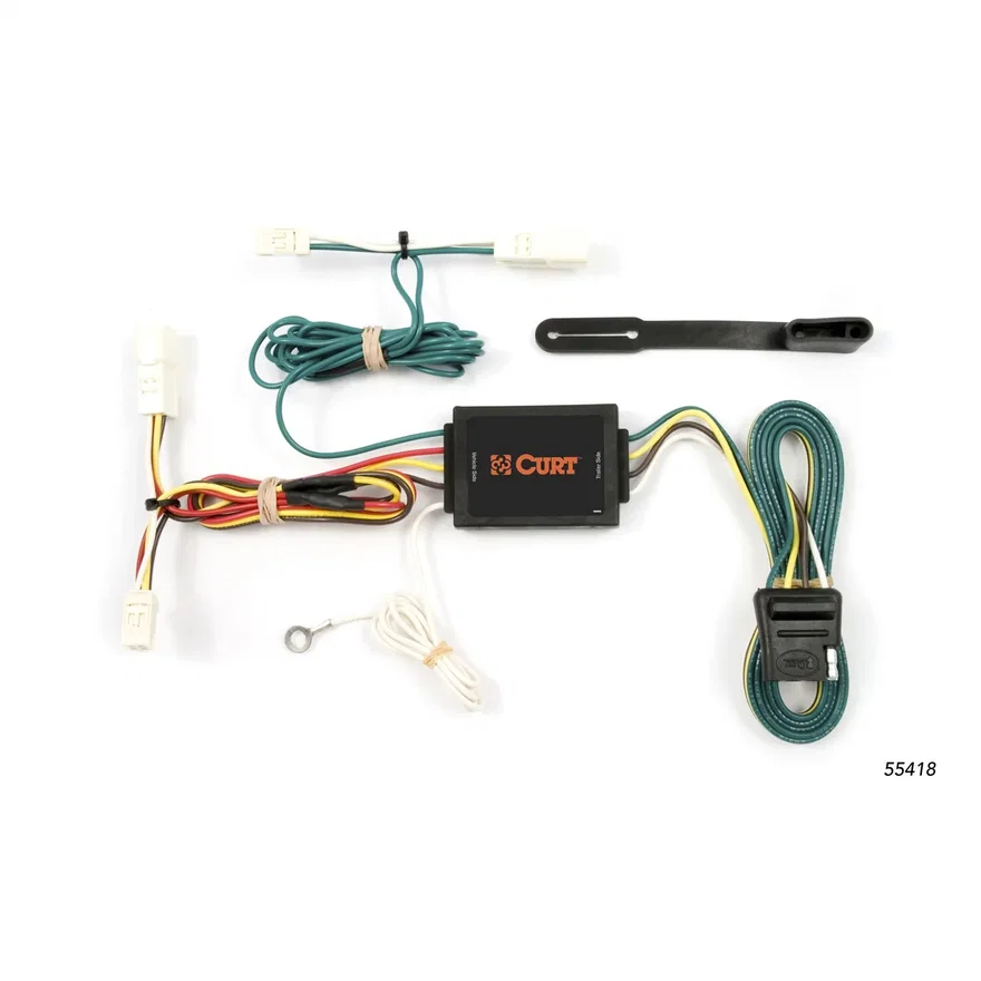 Custom Wiring Harness; 4-Way Flat Output; Select Toyota Sienna