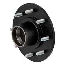 Idler Hub with Races/Wheel Studs; 7;000-lb. Axles; 8 on 6-1/2in. Bolt Pattern image 2