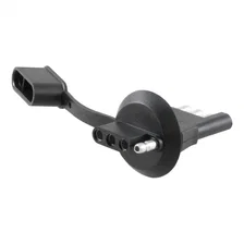 4-Way Flat License Plate Light Plug Adapter (Packaged) image 2