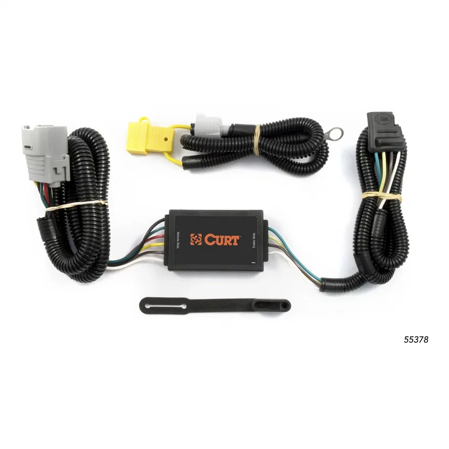 Custom Wiring Connector; 4-Way Flat Output; Select Toyota Tundra