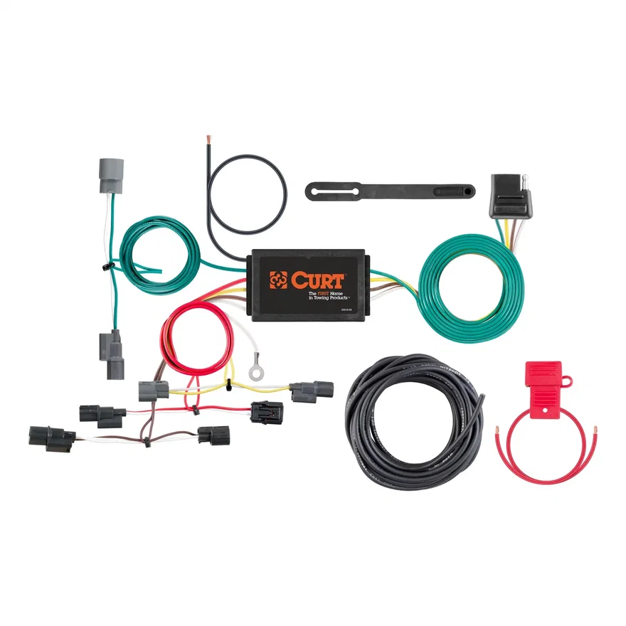 Custom Wiring Harness; 4-Way Flat Output; Select Honda Civic