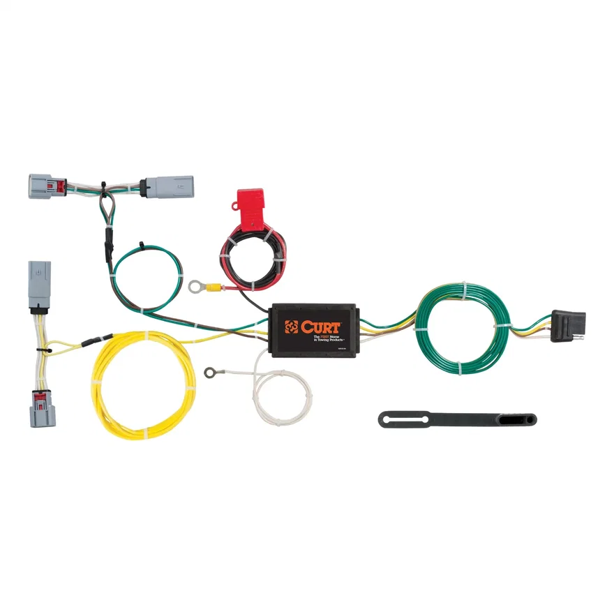 Custom Wiring Harness; 4-Way Flat Output; Select Chrysler 300
