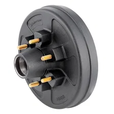12in. Brake Hub with Bearing Kit; 6;000-lb. Axles; 6 on 5-1/2in. Bolt Pattern image 2