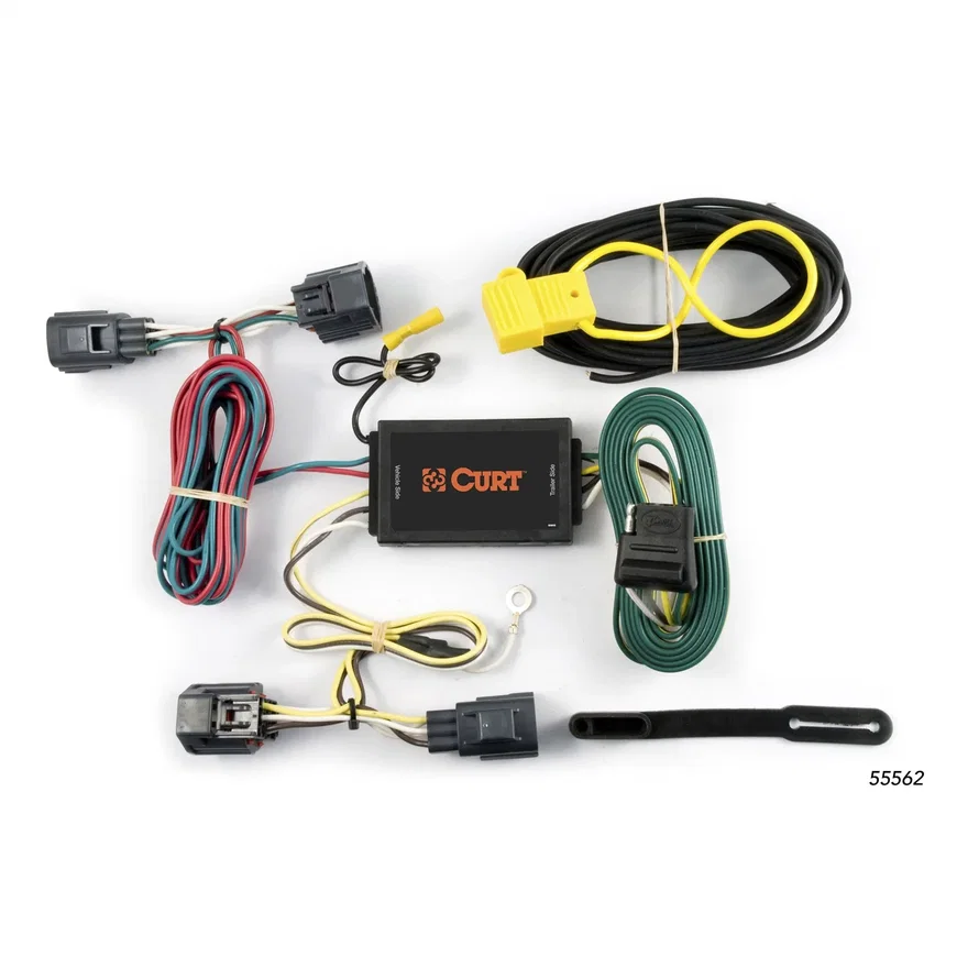 Custom Wiring Harness; 4-Way Flat Output; Select Dodge Magnum