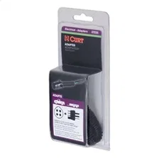 Electrical Adapter (4-Way Round Vehicle to 4-Way Flat Trailer; Packaged) image 3