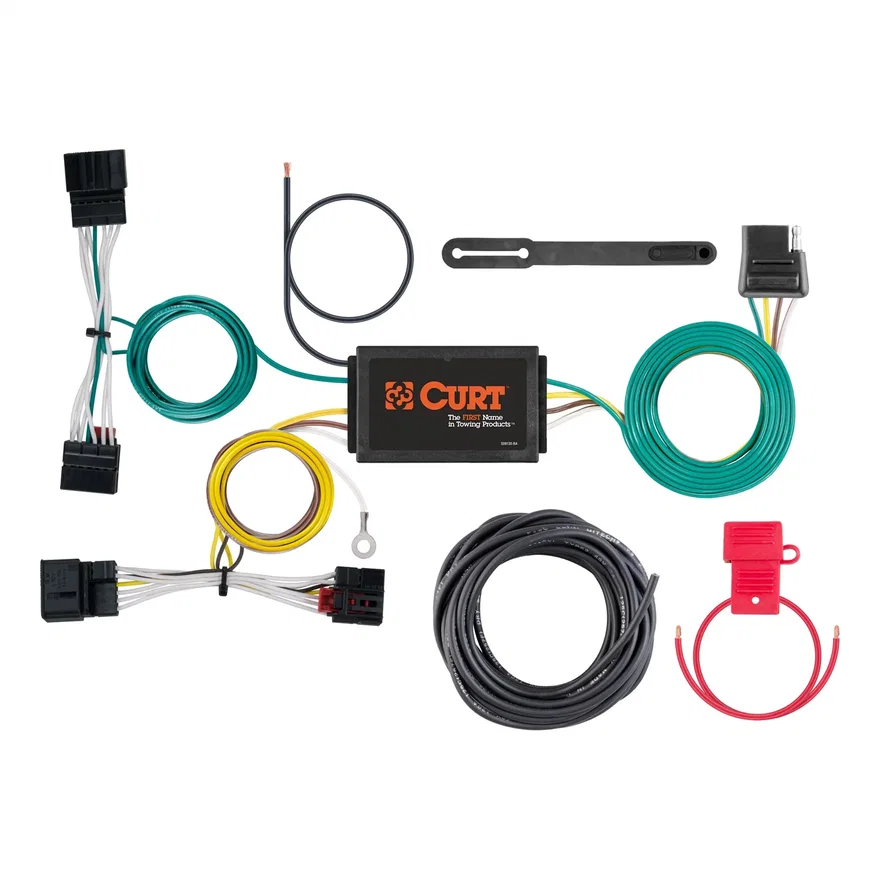 Custom Wiring Harness; 4-Way Flat Output; Select Volkswagen Passat