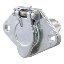 4-Way Round Connector Socket (Vehicle Side; Packaged) image 2