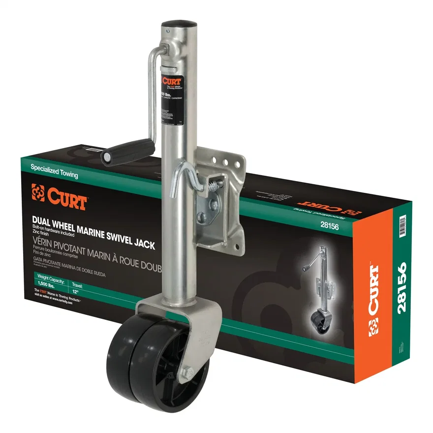 Marine Jack with Dual 6in. Wheels (1;500 lbs; 10in. Travel; Packaged)