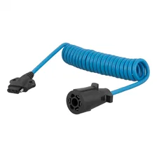 8ft. Electrical Adapter Harness (7-Way RV Blade Vehicle to 4-Way Flat Trailer) image 1