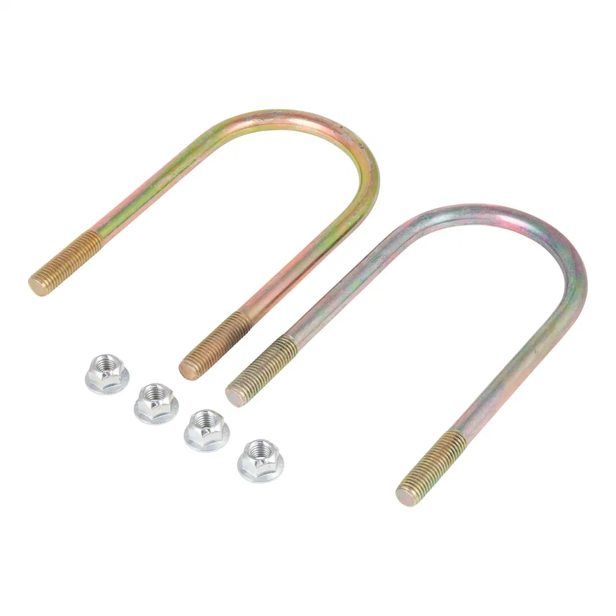 Trailer Axle U-Bolt/Nut Kit; 10;000-lb. Axles; 4in. Axle Tube; 5/8in.-11 Thread