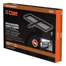 60in. x 20in. Black Steel Tray Cargo Carrier (Folding 2in. Shank; 500 lbs.) image 3