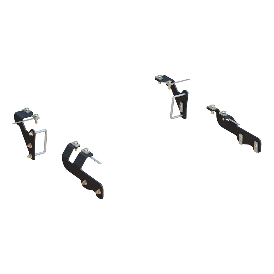 Custom 5th Wheel Brackets; Select Ram 1500
